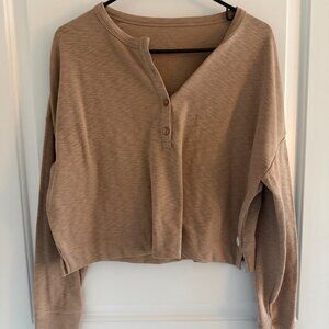 Vuori Women's Long Sleeve Sunrise Oversize Henley